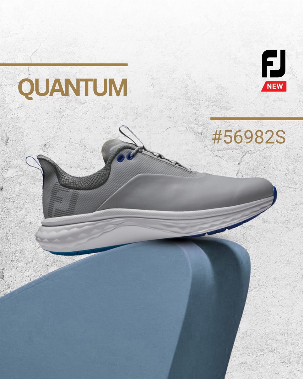 Berjalan di fairway layaknya berjalan di awan.FOOTJOY QUANTUM memiliki foam terlembut dan kulit