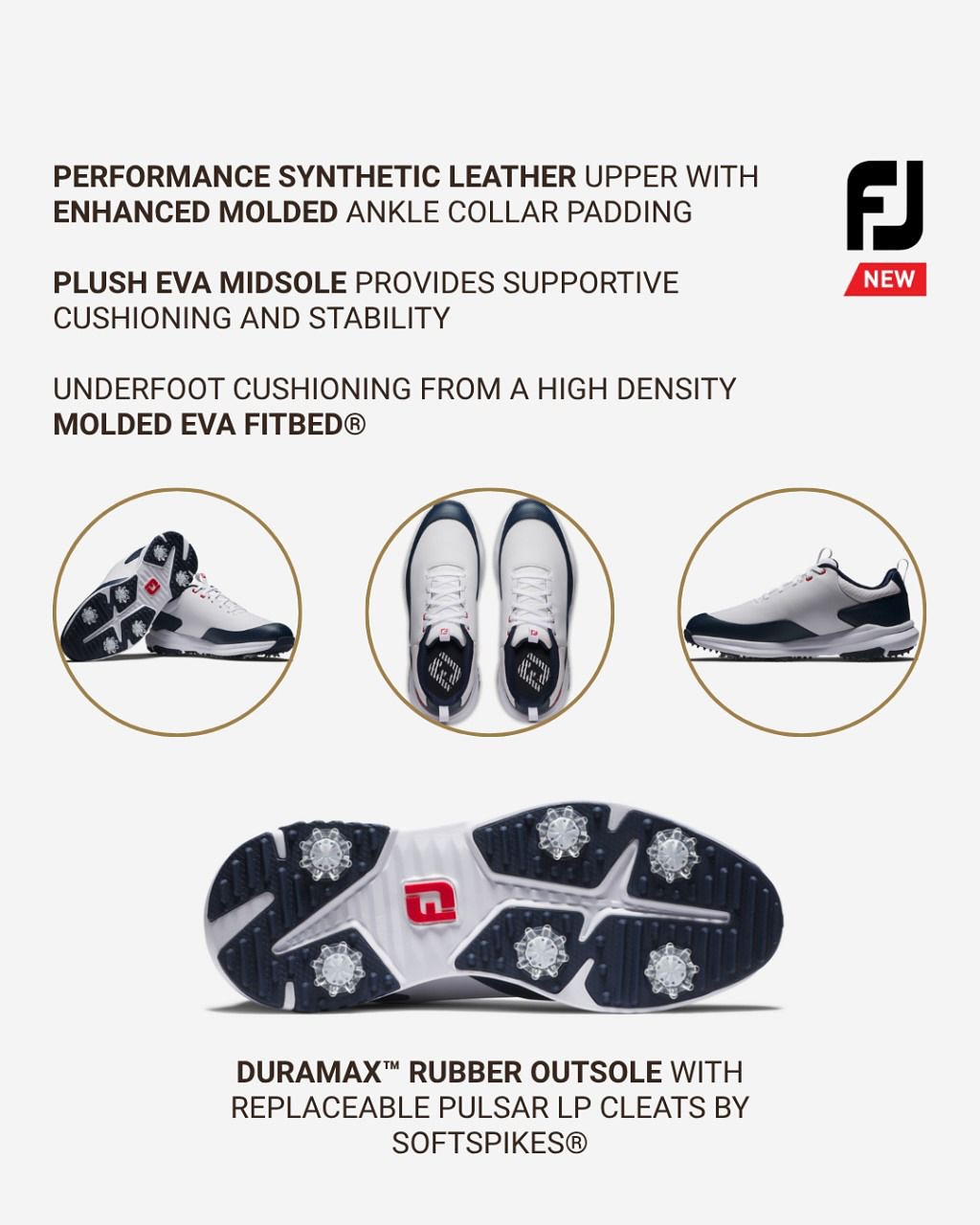 Berjalan menyusuri 18 hole bukan lagi halangan!FOOTJOY TOUR RIVAL dapat meminimalkan rasa pegal (1)