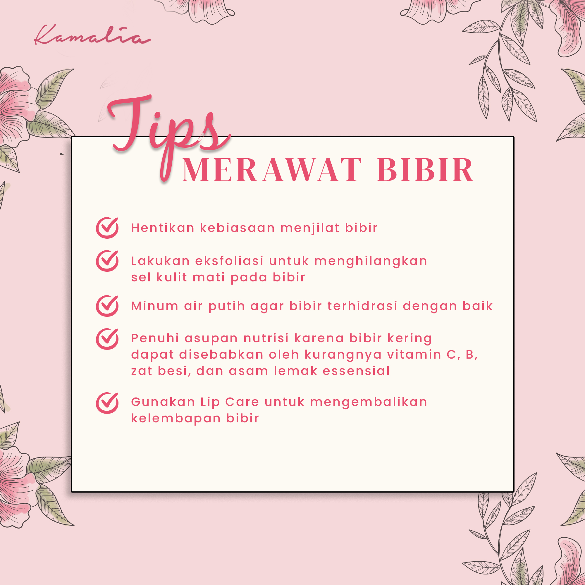 FEED 26 FEB (TIPS MERAWAT BIBIR) V2