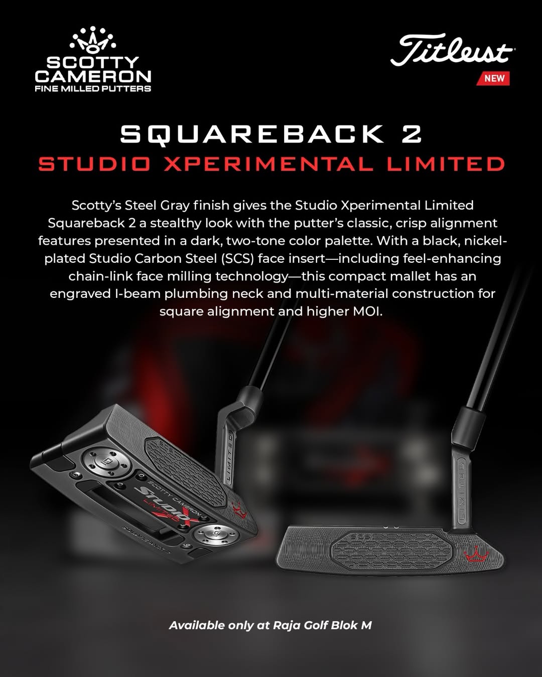 SCOTTY CAMERON 2025 STUDIO XPERIMENTAL PUTTER LIMITED EDITION2025 Studio Xperimental Putter Limi (1)